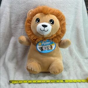 Adorable Plush Lion Toy - Brown